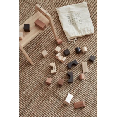 Kids Concept dřevěné kostky Neo - 21 ks - obrázek