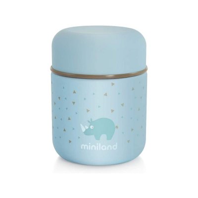 Miniland termoska na jídlo Silky 280 ml - Blue
