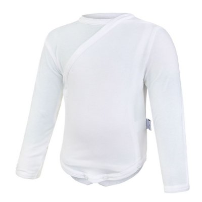 Little Angel body tenké zavinovací rukavičky dlouhý rukáv Outlast® - Bílá, vel. 50