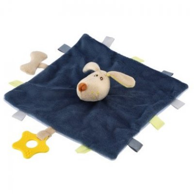 Teddies usínáček chrastítko plyš 20 cm - Pejsek