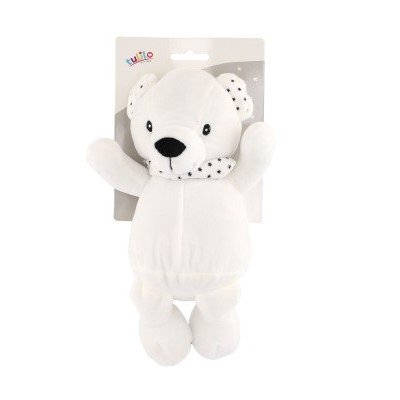 Teddies medvídek sedící se šátkem 20 cm - obrázek