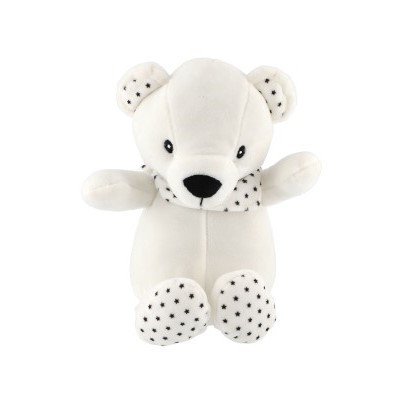 Teddies medvídek sedící se šátkem 20 cm