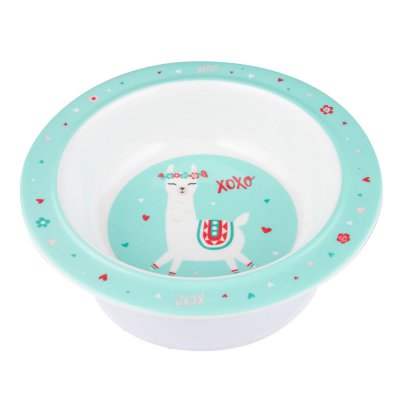 Canpol Exotic Animals melaminová miska s přísavkou - Tyrkysová - obrázek