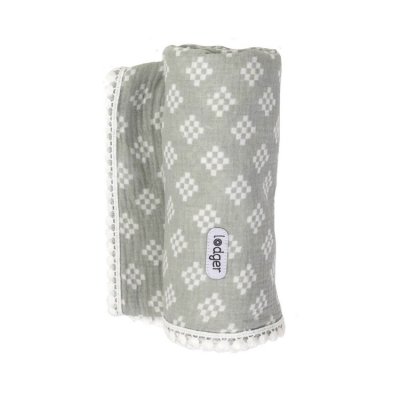 Lodger Swaddler Tribe Muslin - Silt Green