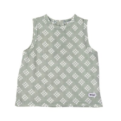 Lodger Tank Topper Tribe Muslin Silt Green - Vel. 74