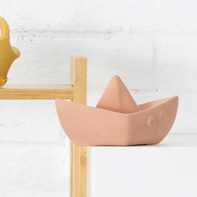 Nattou hračka do vody Lodička - Apricot - obrázek