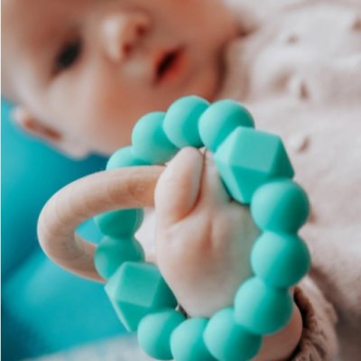 Jellystone Designs kousátko Měsíc - Mátové - obrázek