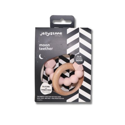 Jellystone Designs kousátko Měsíc - Růžové - obrázek