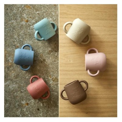 Nuuroo Abiola silikonový hrneček 2 ks - Lead - obrázek