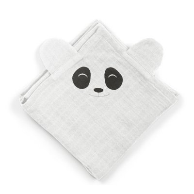 Nuuroo Bjork mušelínové plenky Panda 2 ks - White Onyx