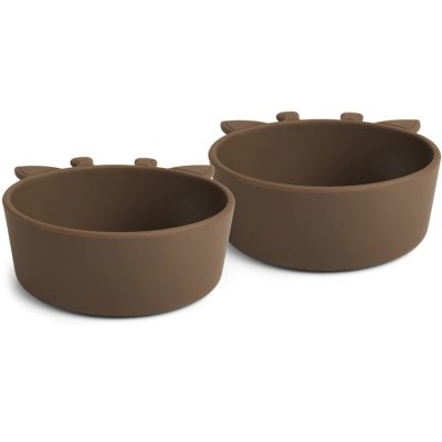 Nuuroo Alex silikonová miska Giraf 2 ks - Acorn - obrázek