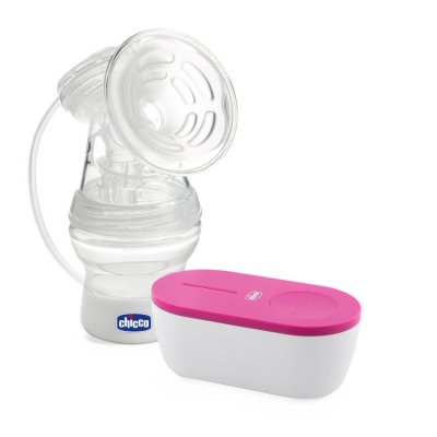 Chicco odsávačka mateřského mléka elektrická přenosná Travel - Pink