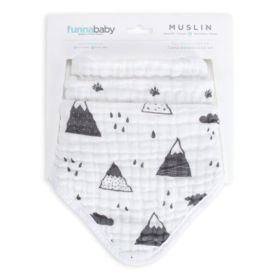 FunnaBaby bryndák 3 ks - Mountains - obrázek
