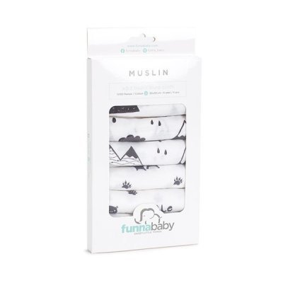 FunnaBaby plenka 6 ks - Mountains, 30 x 30 cm - obrázek