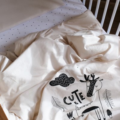 FunnaBaby povlečení - Cute & Wild/Beige - obrázek