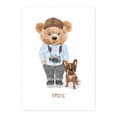 Ceba Baby Fluffy Puffy plakát 50 x 70 cm - Steve