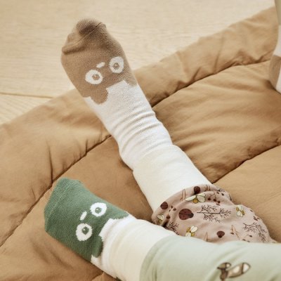 Nuuroo Freja ponožky 2 ks - Light Green/Warm Green, vel. 19 - 21 - obrázek