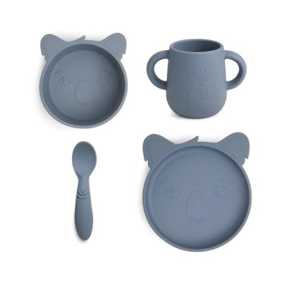 Nuuroo Lykke silikonový jídelní set Koala - Bering Sea