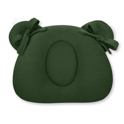Sleepee mušelínový fixační polštář - Bottle Green - obrázek