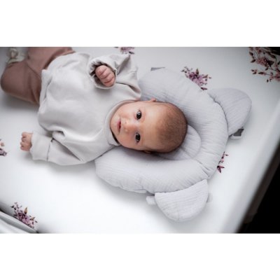 Sleepee mušelínový fixační polštář - Grey - obrázek