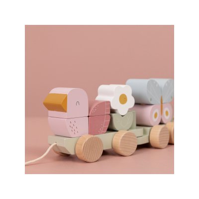 Little Dutch vláček - Květiny a motýli - obrázek