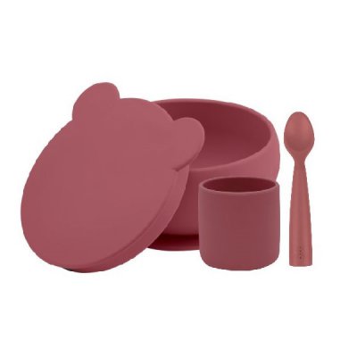 Minikoioi set na stolování BLW I - Velvet Rose