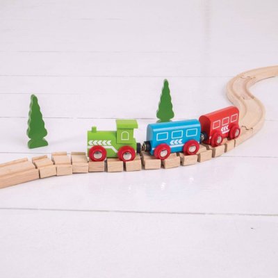 Bigjigs Rail ohebná kolej - 2 ks - obrázek