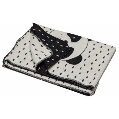 David Fussenegger Juwel dětská deka Panda Bear 140 x 200 - Offwhite - obrázek