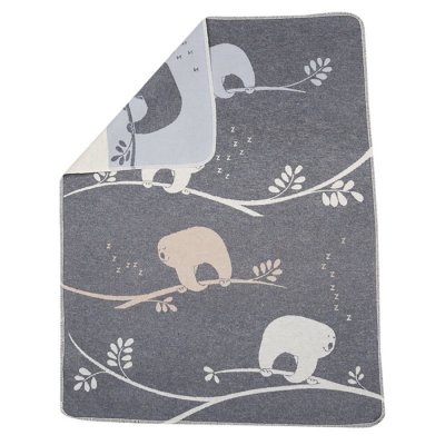 David Fussenegger Juwel dětská deka Sloths 70 x 90 cm - Grey
