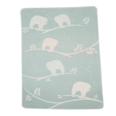 David Fussenegger Juwel dětská deka Sloths 70 x 90 cm - Light Green - obrázek