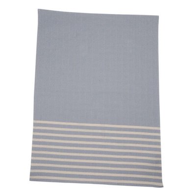 David Fussenegger Mare Kids dětská deka Honeycomb with Stripes 70 x 90 cm - Light Blue - obrázek