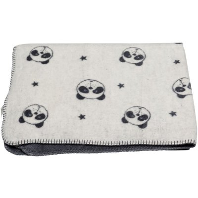 David Fussenegger Panda dětská deka Panda Bear 100 x 150 cm - Heads Allover - obrázek