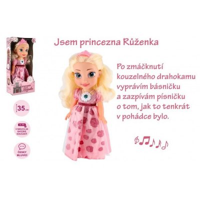 Teddies panenka princezna Růženka 35 cm česky mluvící - obrázek