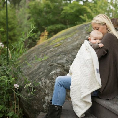 Vinter & Bloom deka Cuddly - Ivory - obrázek