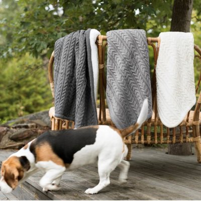 Vinter & Bloom deka Cuddly - Ivory - obrázek