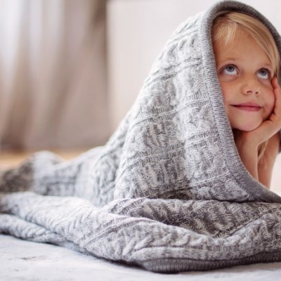 Vinter & Bloom deka Cuddly - Grey Melange - obrázek