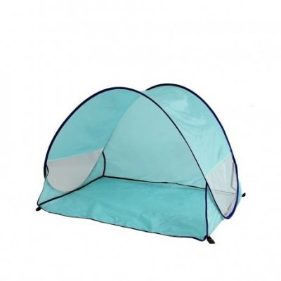 Teddies stan plážový s UV filtrem 100 x 70 x 80 cm - Modrý