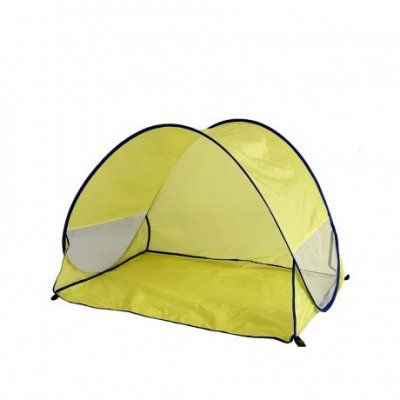 Teddies stan plážový s UV filtrem 100 x 70 x 80 cm - Žlutý