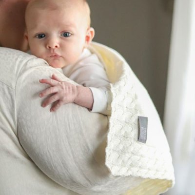 Vinter & Bloom deka Joy Organic - Warm White - obrázek