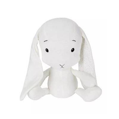 Effiki králíček Effik 20 cm - Bílý/uši s puntíky