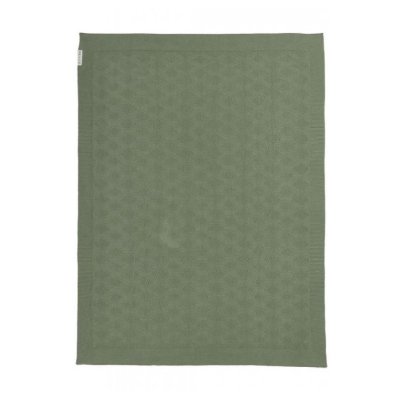 Meyco deka do kočárku/kolébky Diamond - Forest green - obrázek