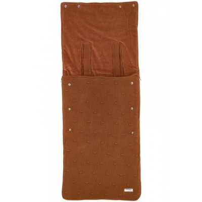 Meyco fusak do kočárku Knots - Camel - obrázek