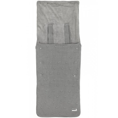 Meyco fusak do kočárku Knots - Grey - obrázek