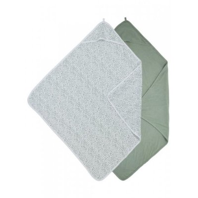 Meyco osuška Basic jersey 2 ks - Cheetah forest green