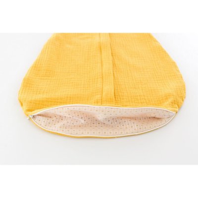 Träumeland letní spací pytel Liebmich Musselin - Senfgelb, 60 cm - obrázek