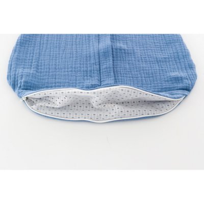 Träumeland letní spací pytel Liebmich Musselin - Hellblau, 60 cm - obrázek