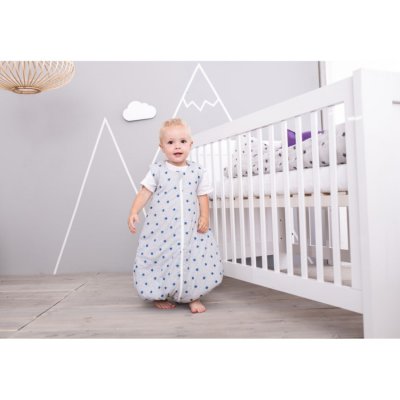 Träumeland spací pytel "to Go" - Sternentraum blau, 92 cm - obrázek