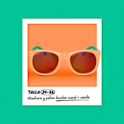 Suavinex dětské brýle polarizované 24 - 36 m - Oranžové - obrázek