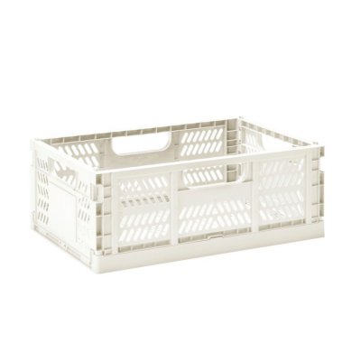 3 Sprouts skládací přepravka Large - Cream