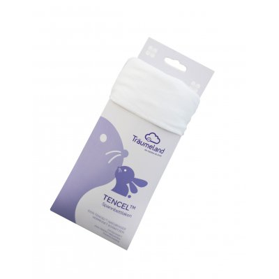 Träumeland prostěradlo do junior postele Tencel 90 x 200 cm - Weiß